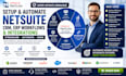 setup and automate netsuite CRM, erp workflows and integrations