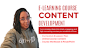 create online course creation, workbook, whiteboard video course, curriculum