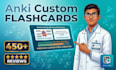 create high yield custom anki flashcards from your lecture notes