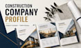 design construction company profile, capability statement and tender proposal