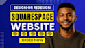 build squarespace website design redesign squarespace blog website development