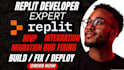 replit expert replit bug fixing replit app development replit mpv design deploy