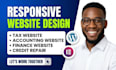 do wordpress tax website design accounting website