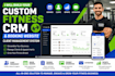 do custom fitness CRM personal trainer booking website client management system