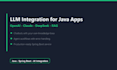 integrate openai, claude or llm apis into your java app