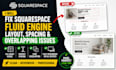 fix squarespace fluid engine layout, spacing and overlapping issues