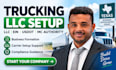 setup texas trucking llc with ein usdot and mc authority