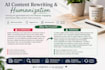professionally rewrite and humanize ai generated content