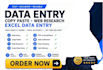 do data entry, copy paste, data scraping, email leads, pdf to excel data entry