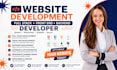 build website website development full stack front end backend developer