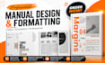 design, edit and format a polished training manual or instruction manual