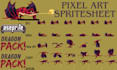 pixel art sprite animation game asset 16 bit 32 bit nsfw pixel art sprite sheet