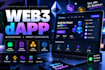 develop a web3 dapp and blockchain application