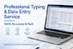 do fast typing work retyping and data entry