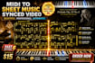 create a synchronized sheet music video from your midi