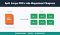 split large scanned PDF files into organized chapters using python