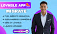 migrate, fix and secure, deploy lovable, replit, base44, bolt app to vps or aws