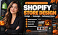 design shopify website shopify halloween store and shopify redesign