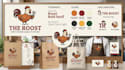 design chicken logo design with full brand identity