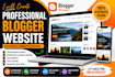 create a professional blogger blogspot website
