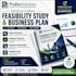 create a professional feasibility study and business plan