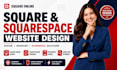 build square website design square online store, design squarespace website