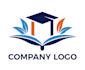 create a modern academic logo for educational institutions