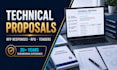 write professional technical proposals, rfp responses, rfq and tender documents