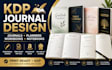 design a KDP journal, planner, workbook and notebook for amazon