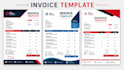 design invoice template, order form, quotation and stationery urgently