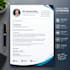design a professional letterhead with print ready layout