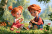 create childrens book illustration