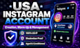 create usa instagram, instagram usa , instagram warm up and management