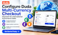 configure duda multi currency checkout payment for international ecommerce sales