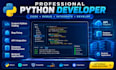 develop custom python programs, scripts, apis, backend application and software