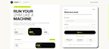 develop a custom gym management web application
