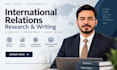 do international relations, politics, strategic studies
