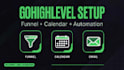 set a gohighlevel funnel website and automation