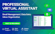 be your reliable virtual assistant for email management and data enrty