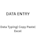 do accurate data entry, copy paste and typing