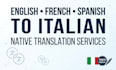 professional native italian translation services