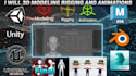 3d modeling rigging and animations