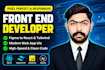 custom website development as front end developer
