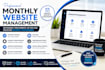 manage, maintain and optimize your website monthly