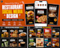 design professional restaurant social media posts