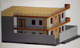 create autocad 2d floor plan and 3d modeling
