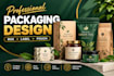 design professional product packaging, box, label and pouch