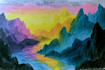 design amazing fantasy landscape