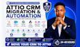 migrate hubspot salesforce pipedrive to attio crm and setup workflow automation