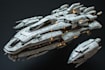 model hard surface scifi vehicles, spaceships